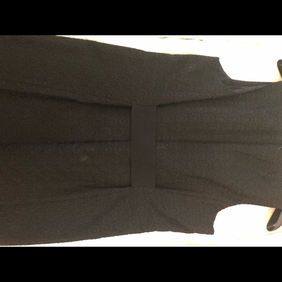 Theory Eyelet Black Shift Dress - Picture 4 of 4